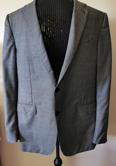 Ermenegildo Zegna Gray Wool Multi Season Blazer - Picture 3 of 11